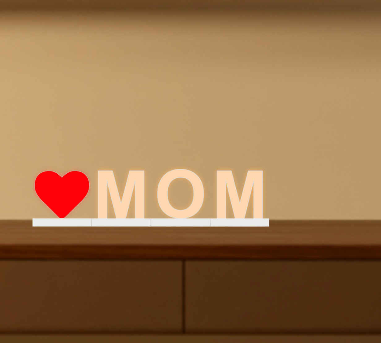 LED Light Letters, Magnetic Sign with Touch Dimmer, Party & Home Décor ❤️MOM