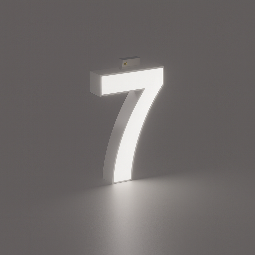 LED Top Track Commercial Letter, Cool White 6500k