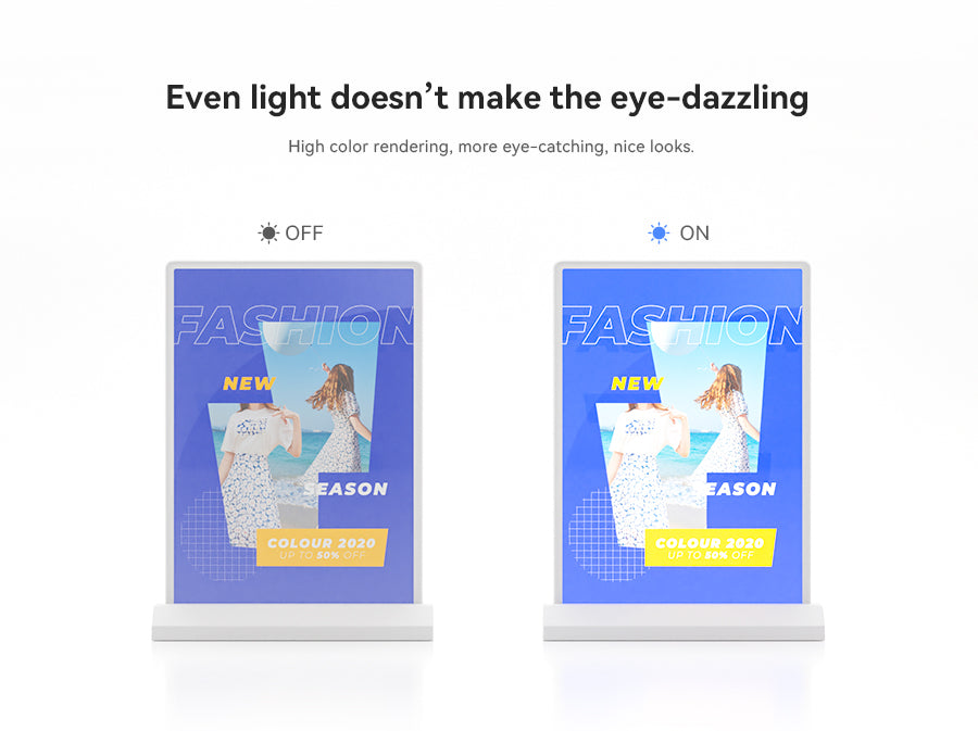 Desktop Magnetic Double-sided Rechargeable LED light box A5