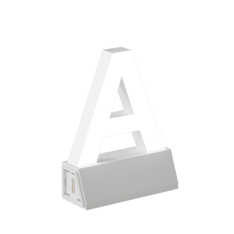 LED Floor Standing Capital Letter H 27"