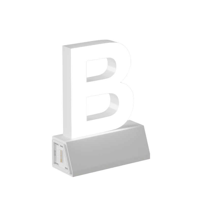 LED Floor Standing Capital Letter H 27"