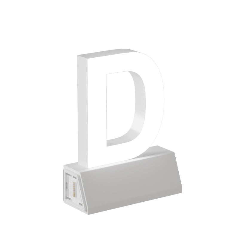 LED Floor Standing Capital Letter H 27"