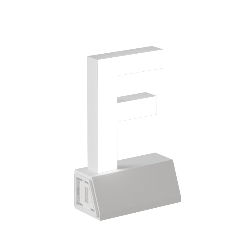 LED Floor Standing Capital Letter H 27"