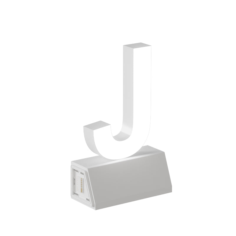 LED Floor Standing Capital Letter H 27"