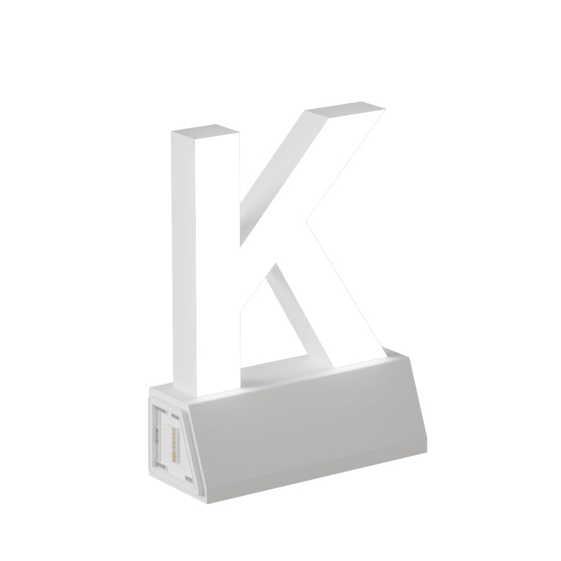 LED Floor Standing Capital Letter H 27"