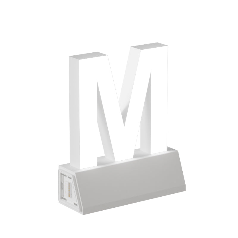 LED Floor Standing Capital Letter H 27"