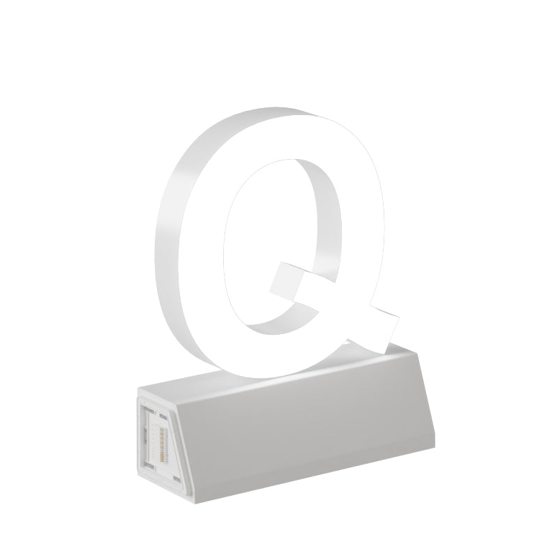 LED Floor Standing Capital Letter H 27"