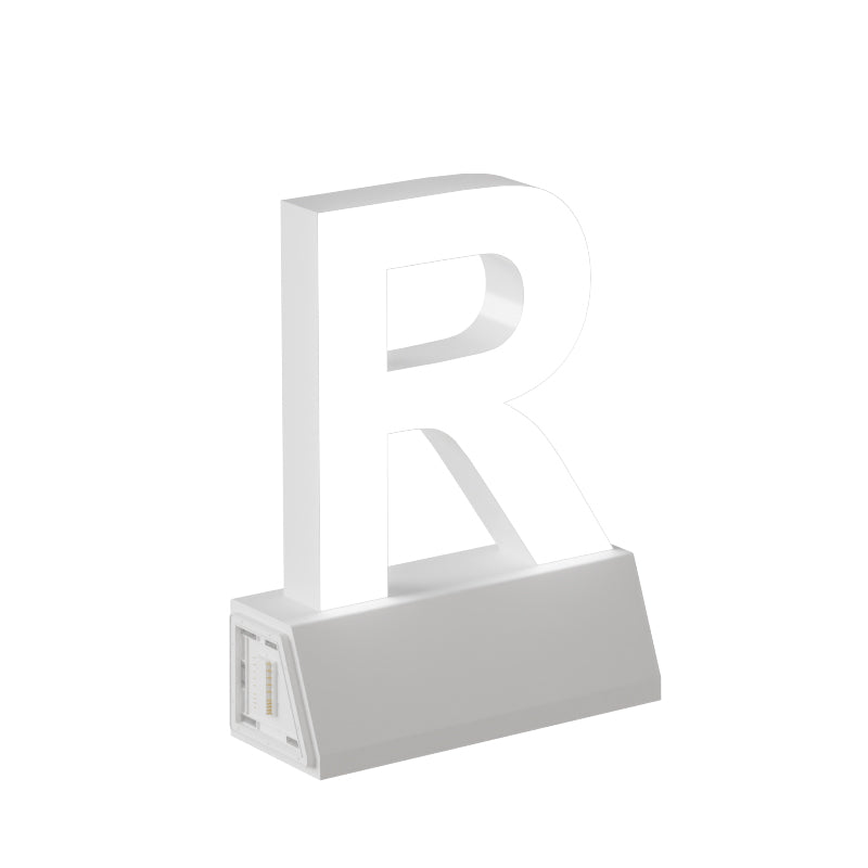 LED Floor Standing Capital Letter H 27"