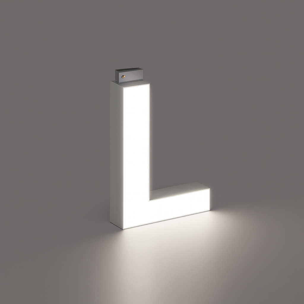 LED Top Track Commercial Letter, Cool White 6500k