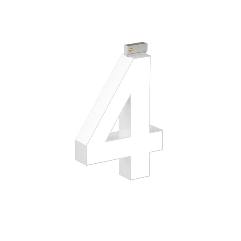 LED Top Track Series Number, (4), 6500K