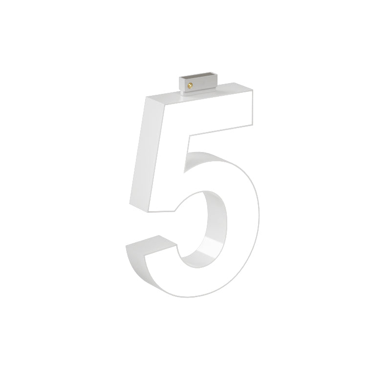 LED Top Track Series Number, (5), 6500K