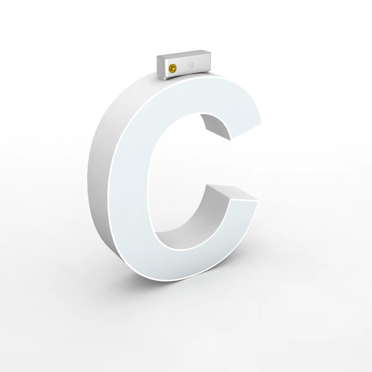 LED Top Track Series Capital Letter, (C), 6500k