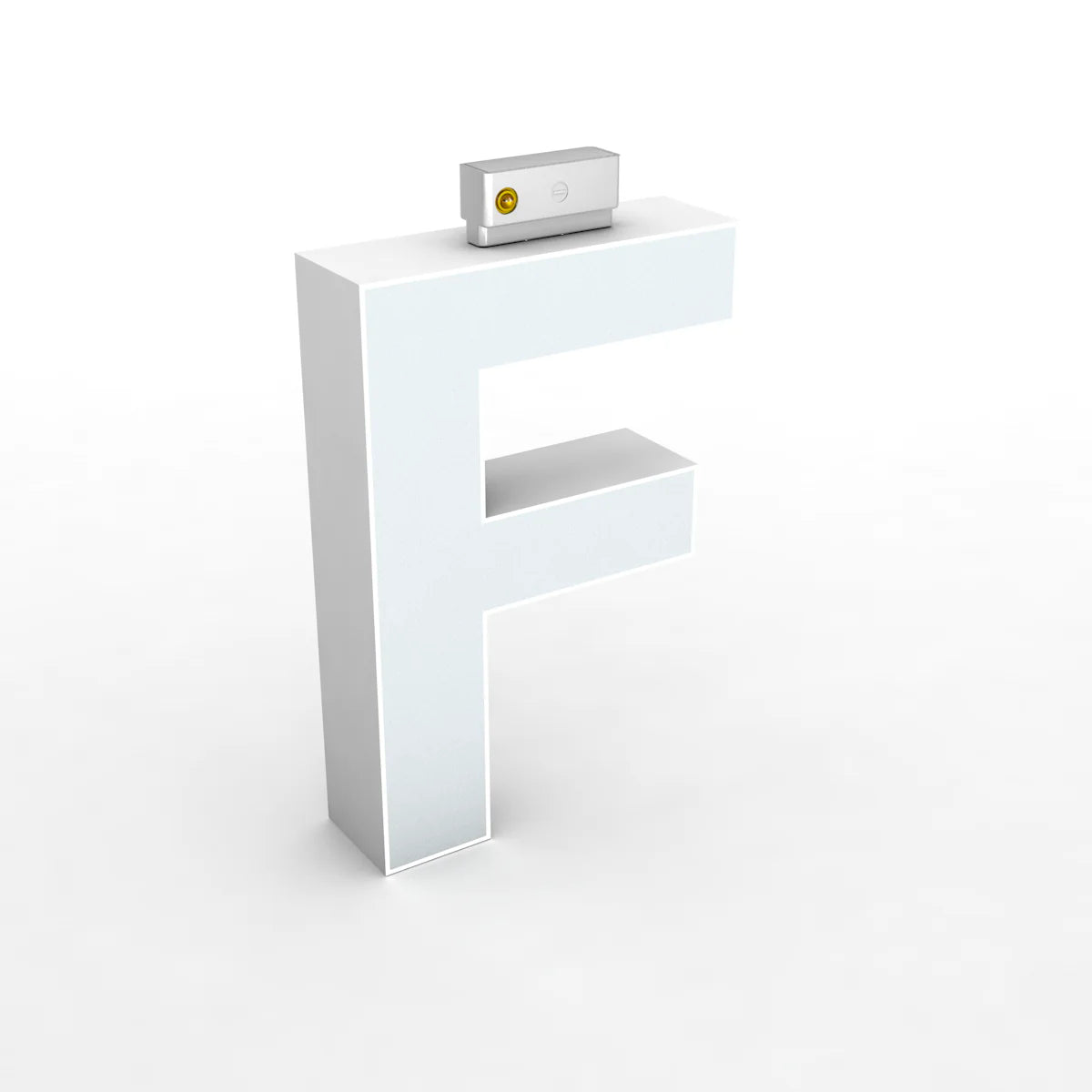 LED Top Track Series Capital Letter, (F), 6500k