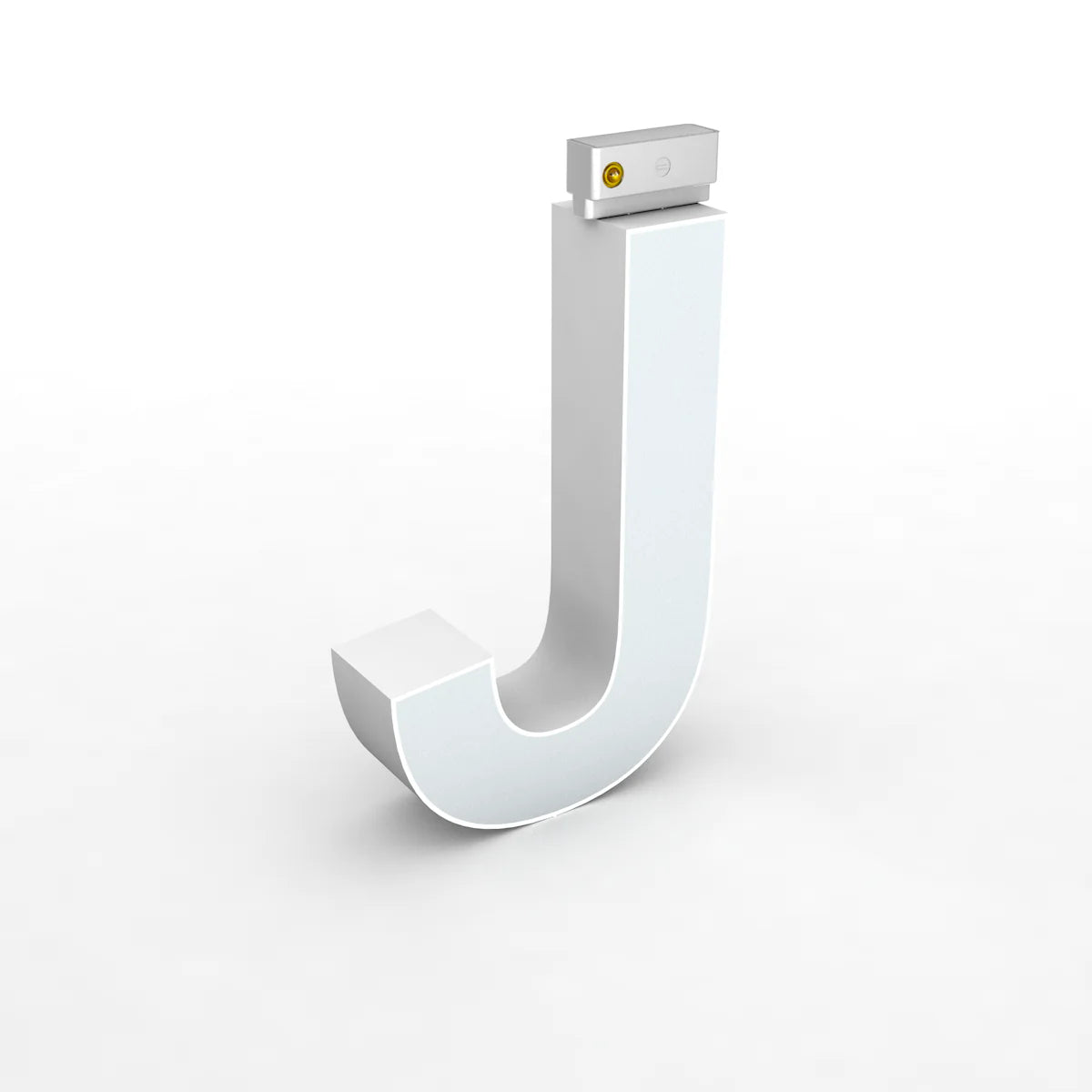 LED Top Track Series Capital Letter, (J), 6500k