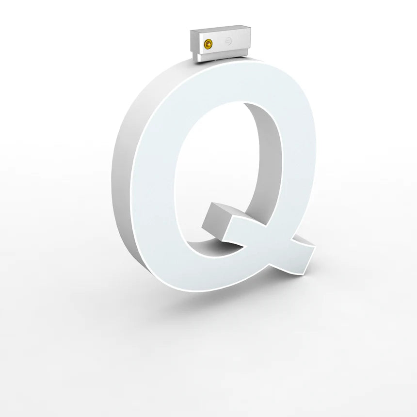LED Top Track Series Capital Letter, (Q), 6500k