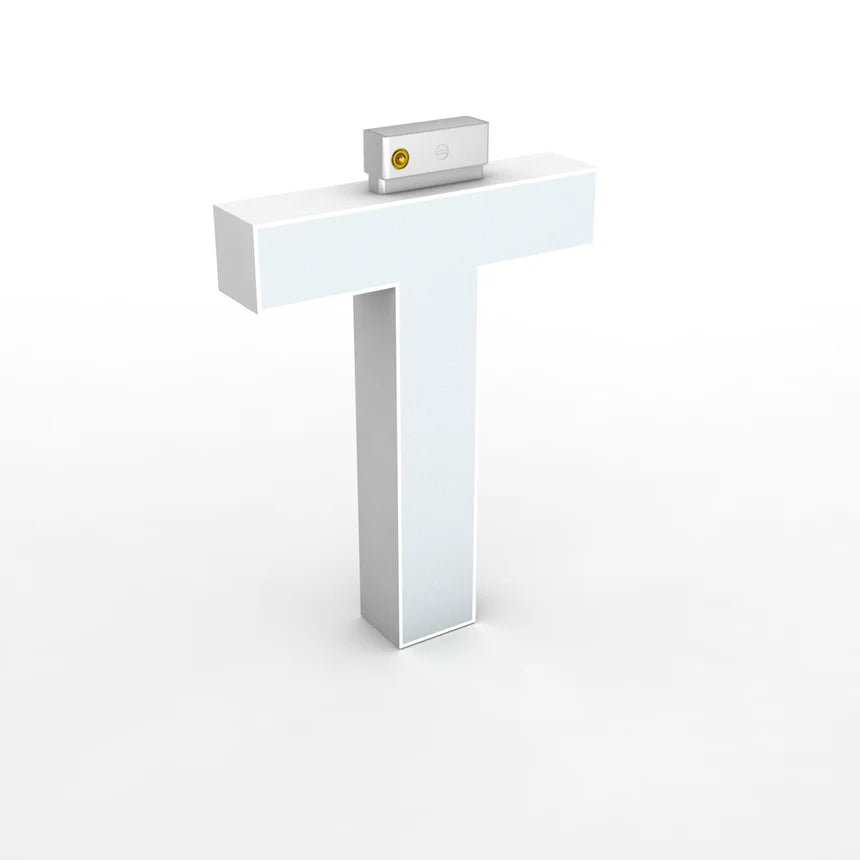 LED Top Track Series Capital Letter, (T), 6500K