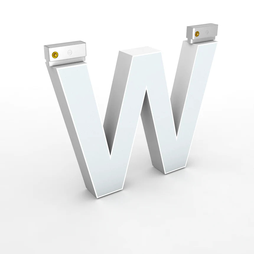 LED Top Track Series Capital Letter, (W), 6500K