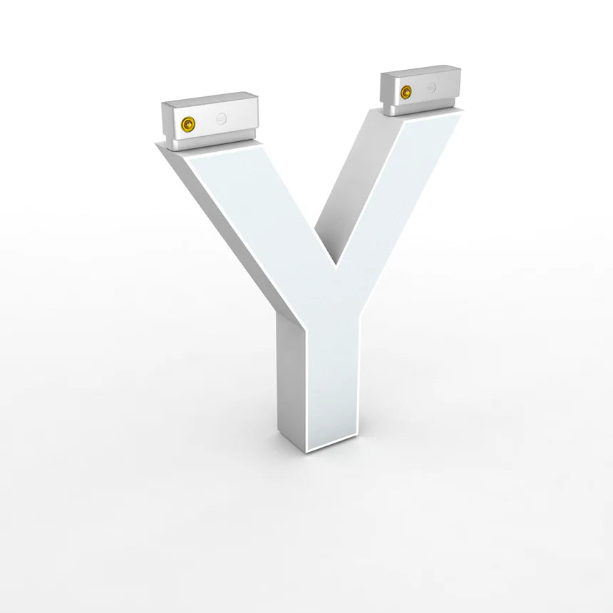 LED Top Track Series Capital Letter, (Y), 6500K