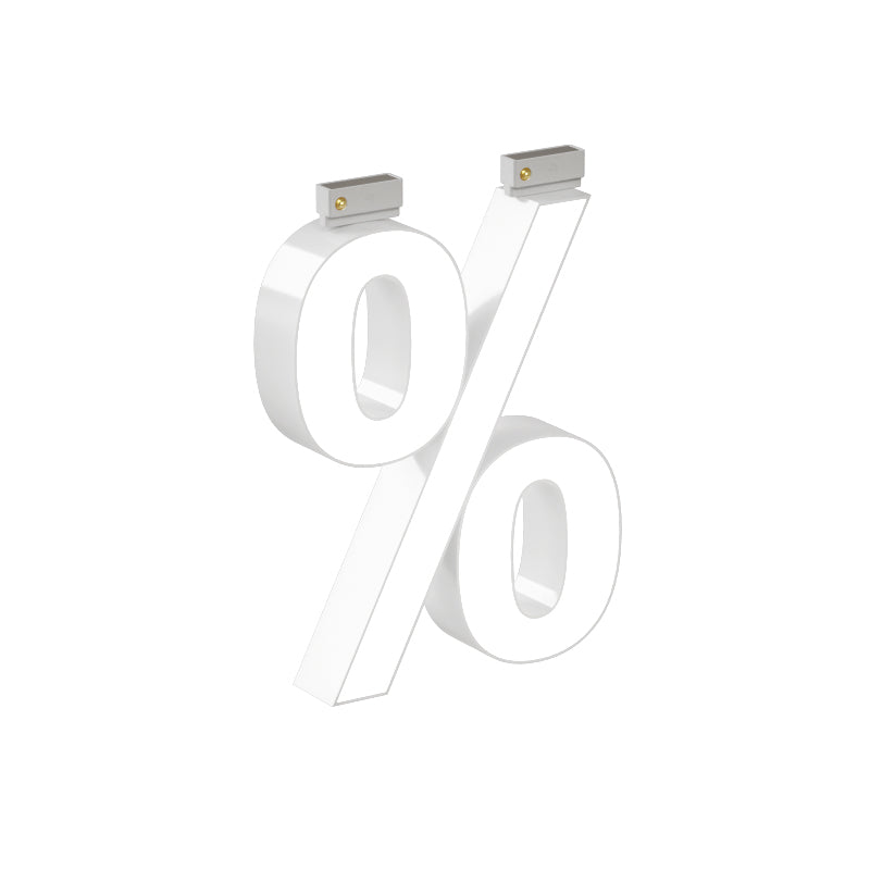 LED Top Track Symbol, (%), 6500K
