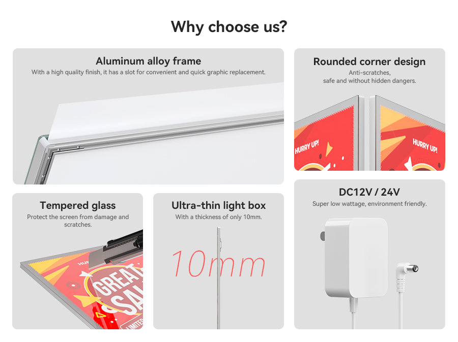 Wall-mounted Advertising Light Box