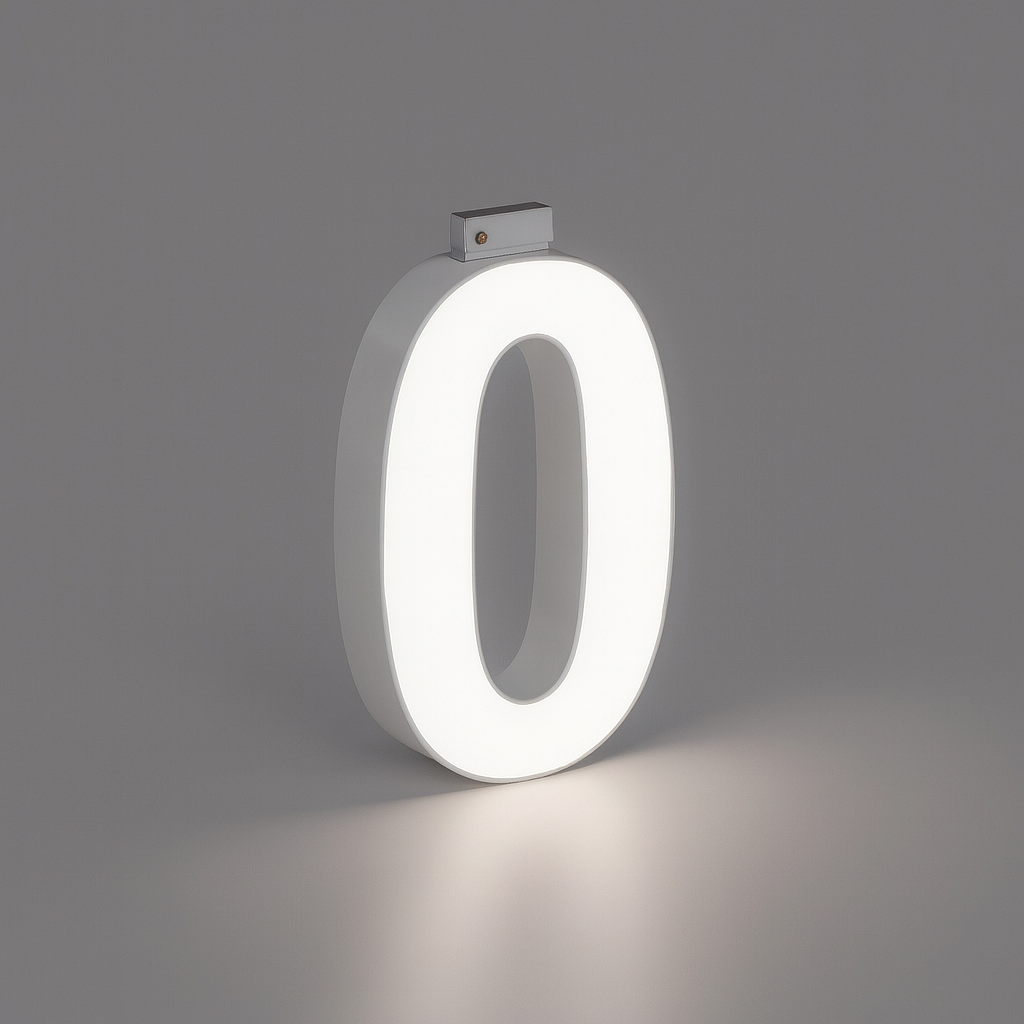 LED Top Track Commercial Letter, Cool White 6500k