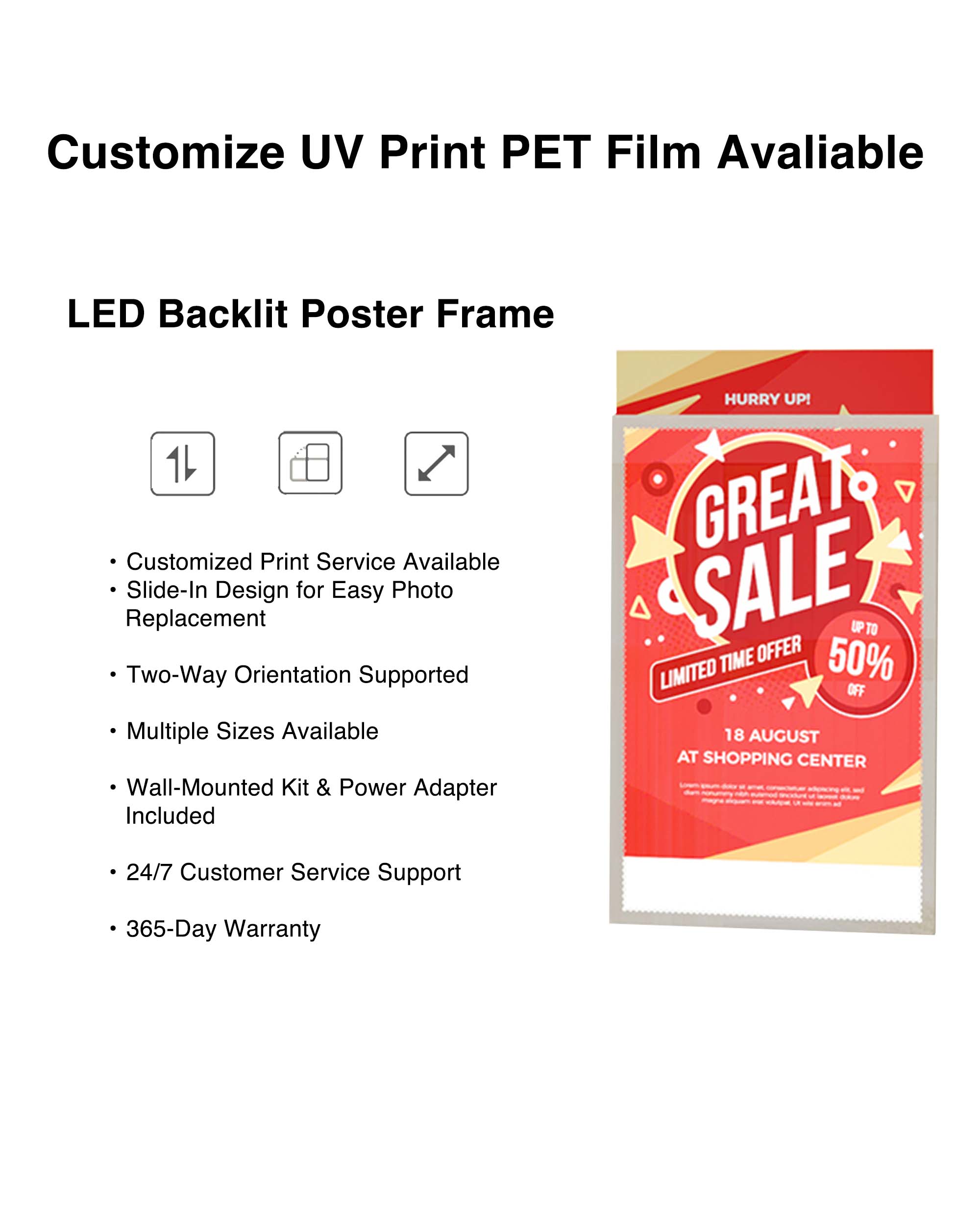 Wall-mounted Advertising Light Box