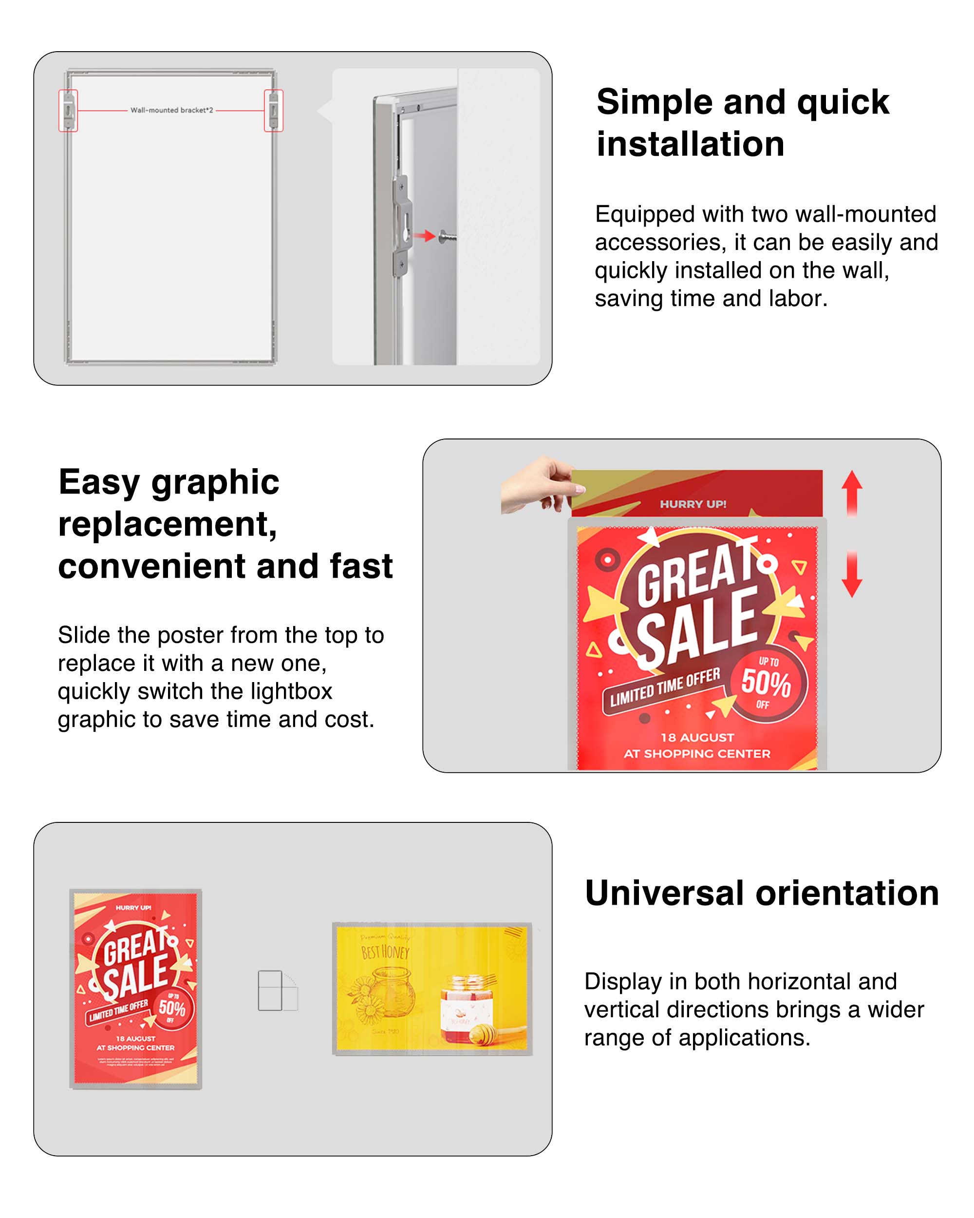 Wall-mounted Advertising Light Box