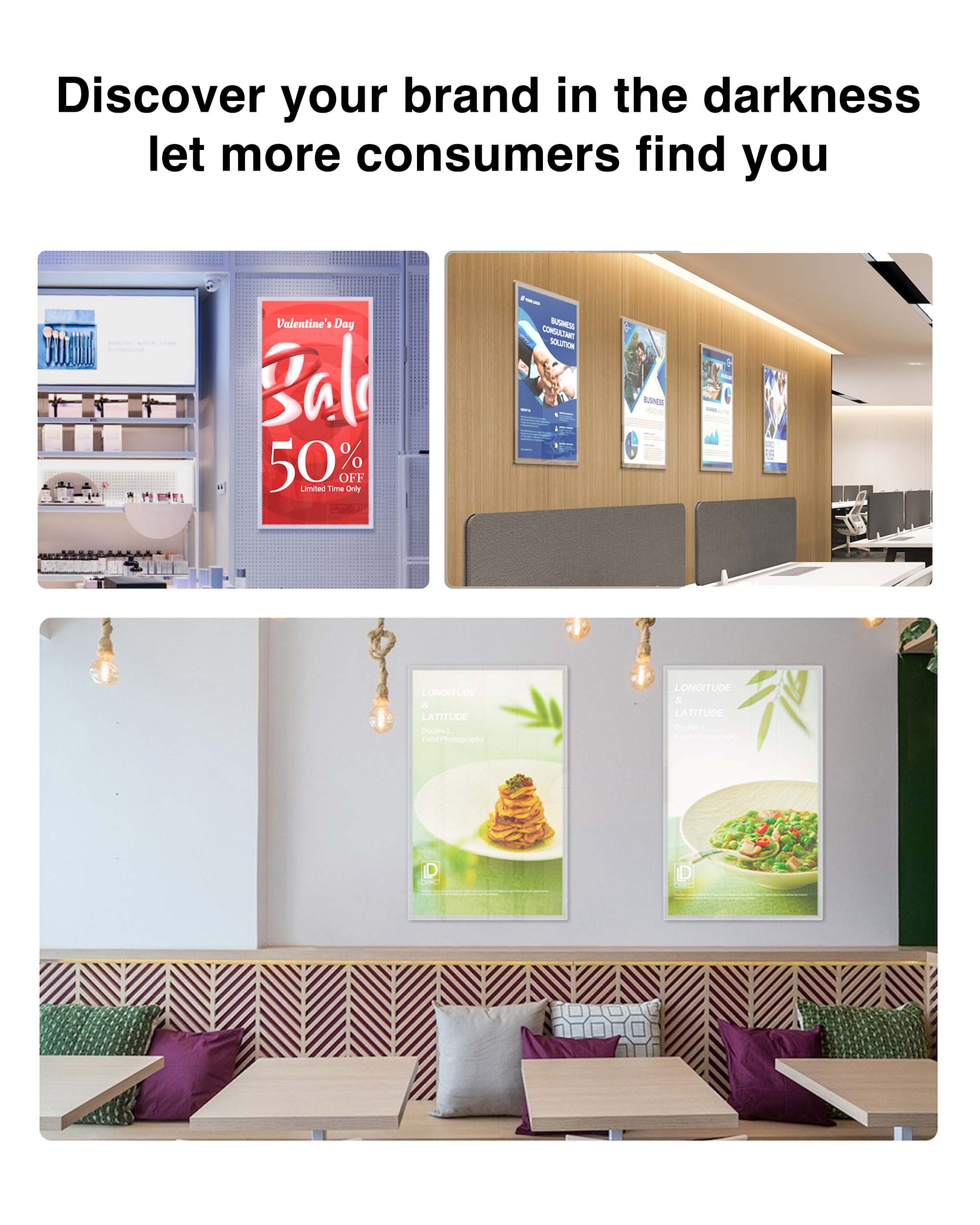 Wall-mounted Advertising Light Box