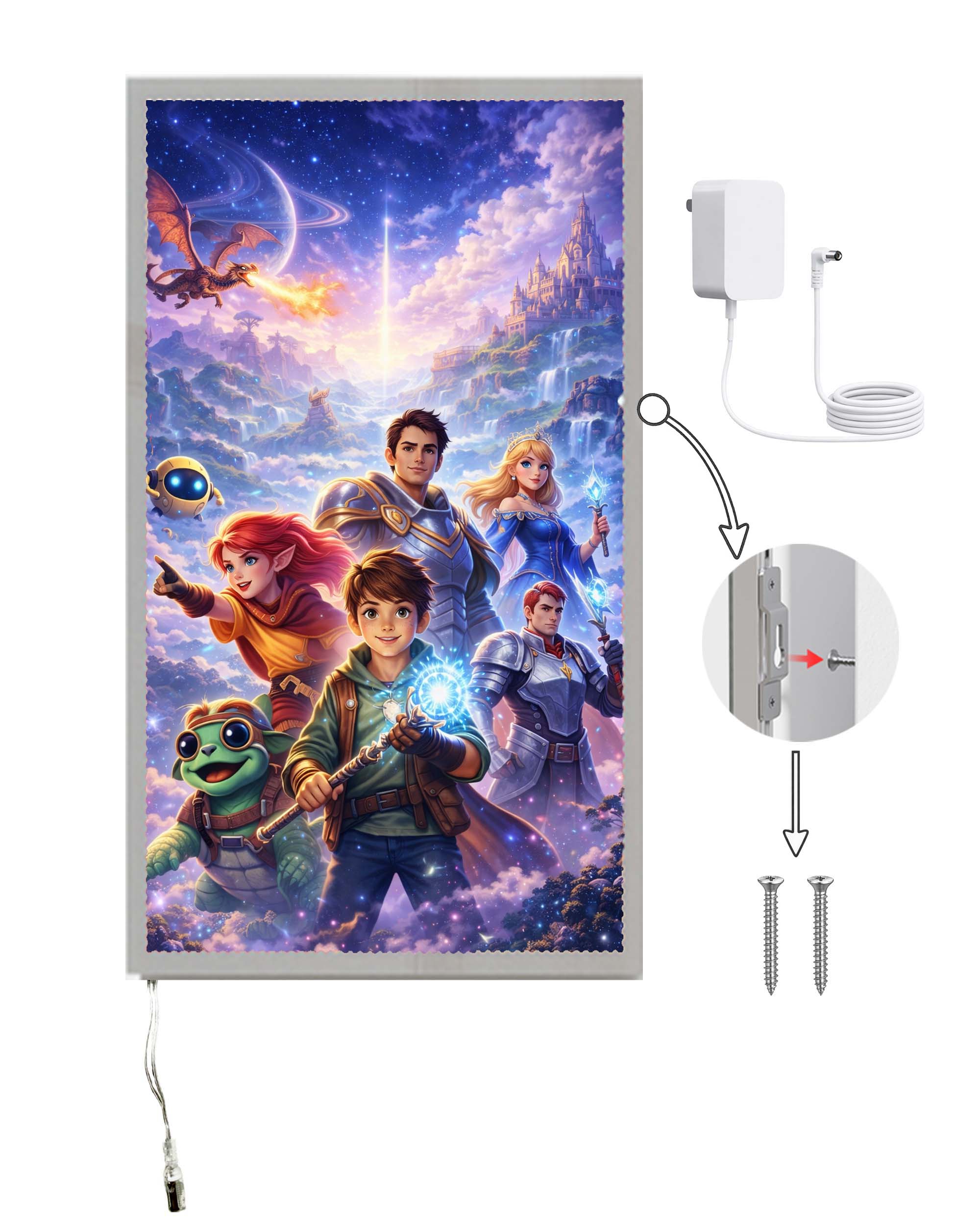 Wall-mounted Advertising Light Box