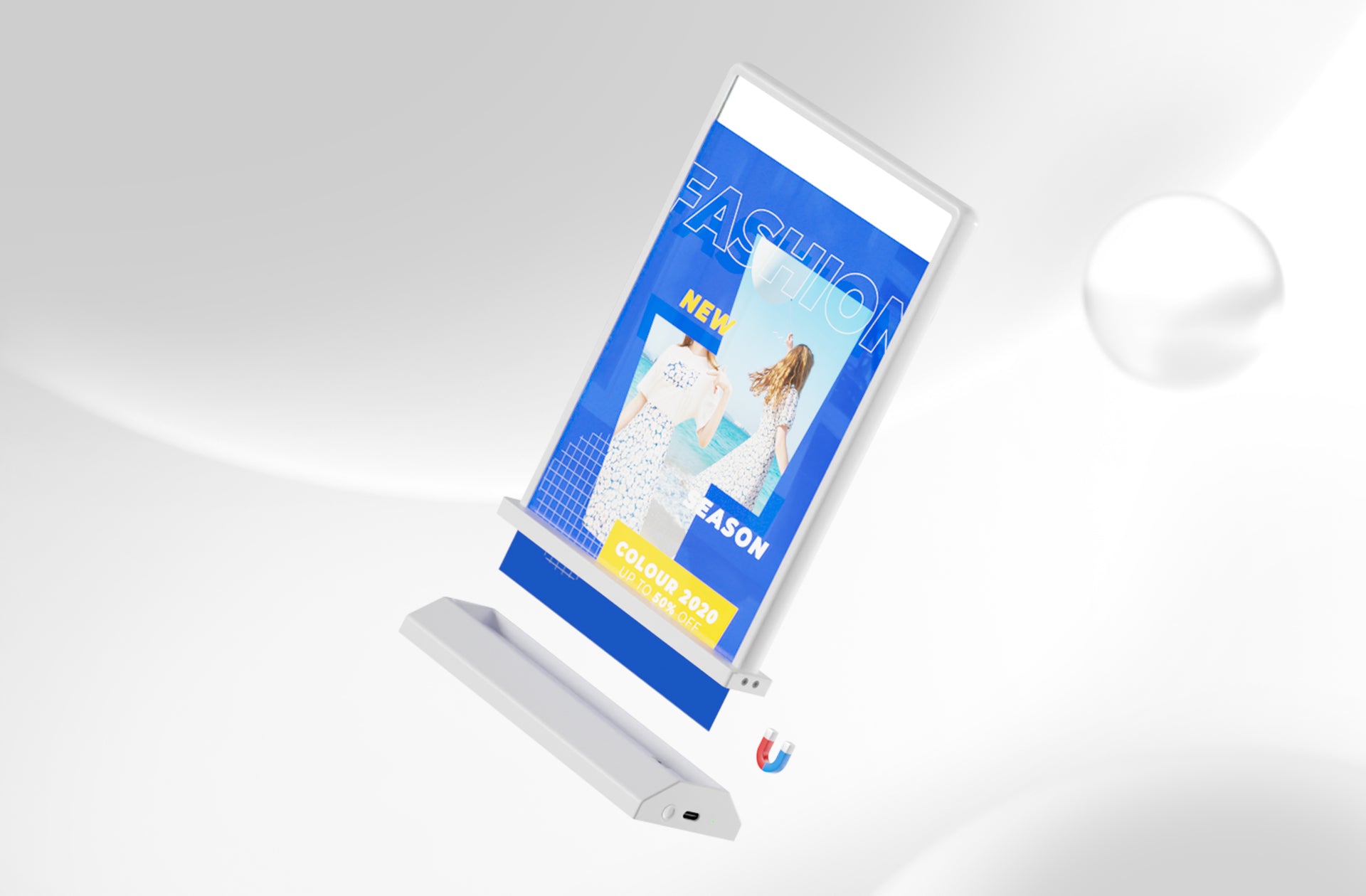 Customize PET Film UV Printing for A5 Desktop Menu Holder 1 piece