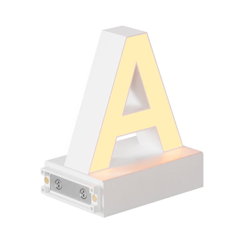 Magnetic LED Capital Letter, (A) H3.7" 3000K