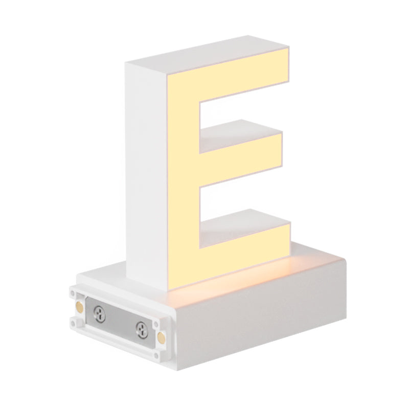 Magnetic LED Capital Letter, (E) H3.7" 3000K