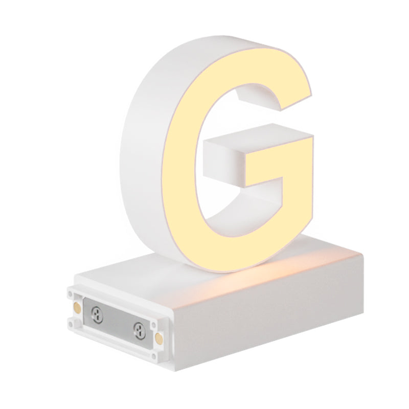 Magnetic LED Capital Letter, (G) H3.7" 3000K