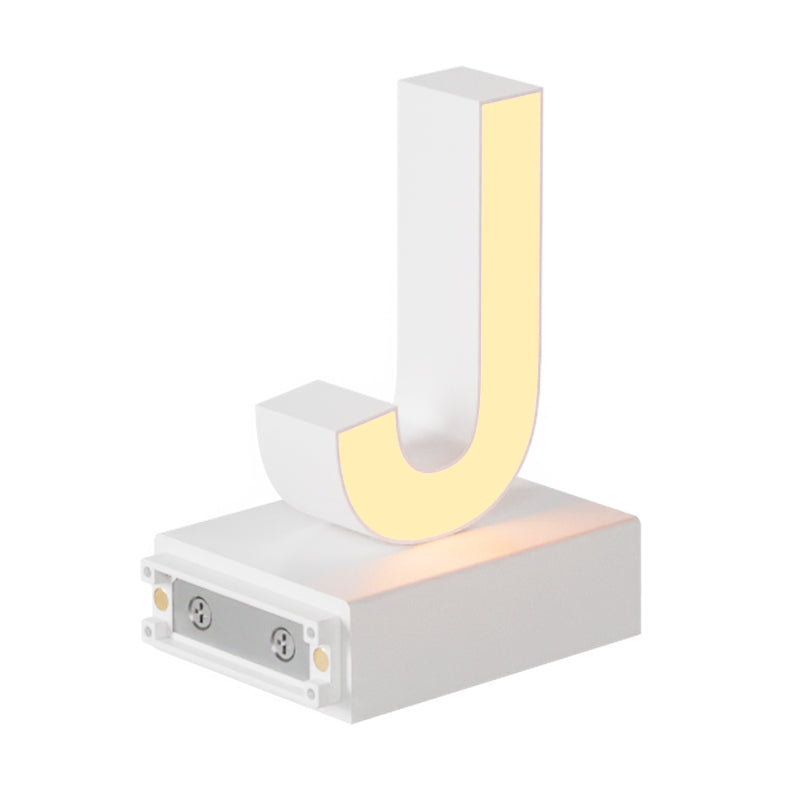 Magnetic LED Capital Letter, (J) H3.7" 3000K