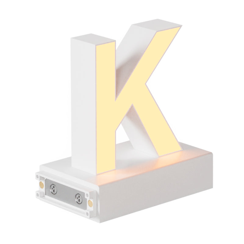 Magnetic LED Capital Letter, (K) H3.7" 3000K