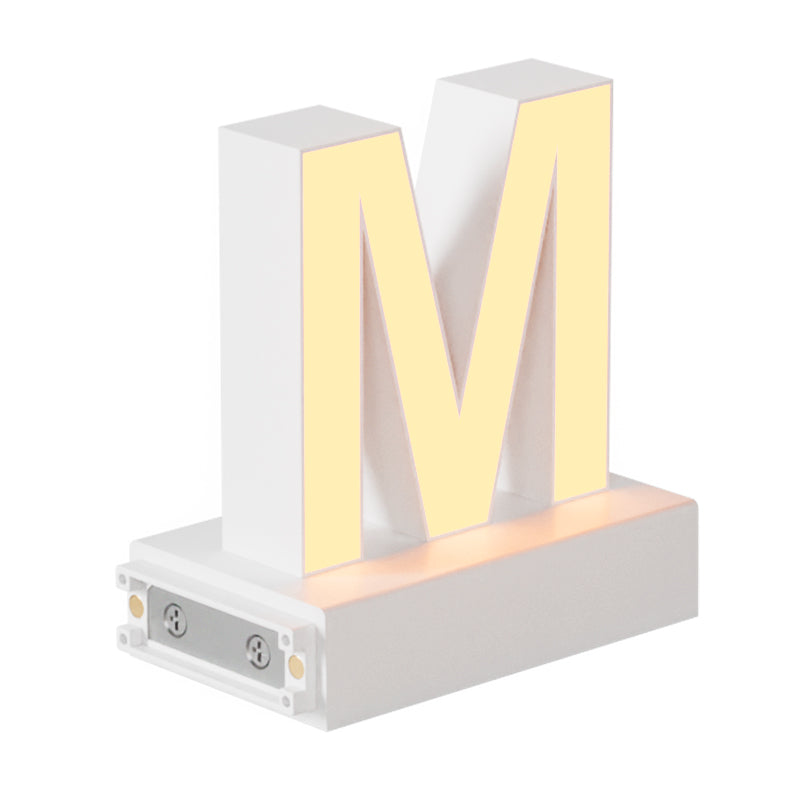 Magnetic LED Capital Letter, (M) H3.7" 3000K