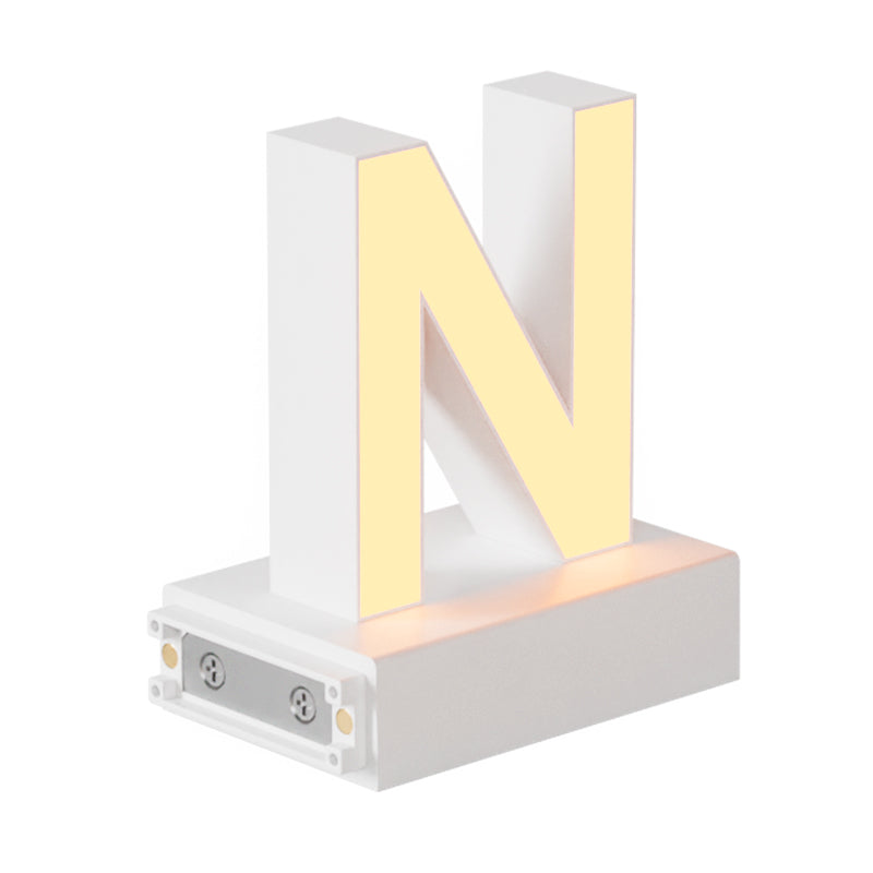 Magnetic LED Capital Letter, (N) H3.7" 3000K