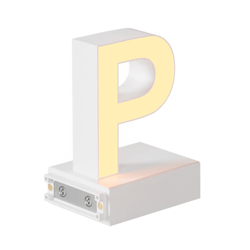 Magnetic LED Capital Letter, (P) H3.7" 3000K