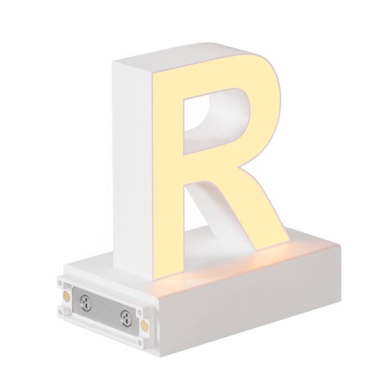 Magnetic LED Capital Letter, (R) H3.7" 3000K