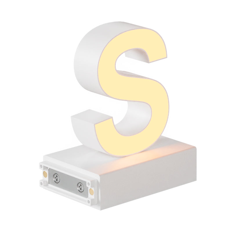 Magnetic LED Capital Letter, (S) H3.7" 3000K