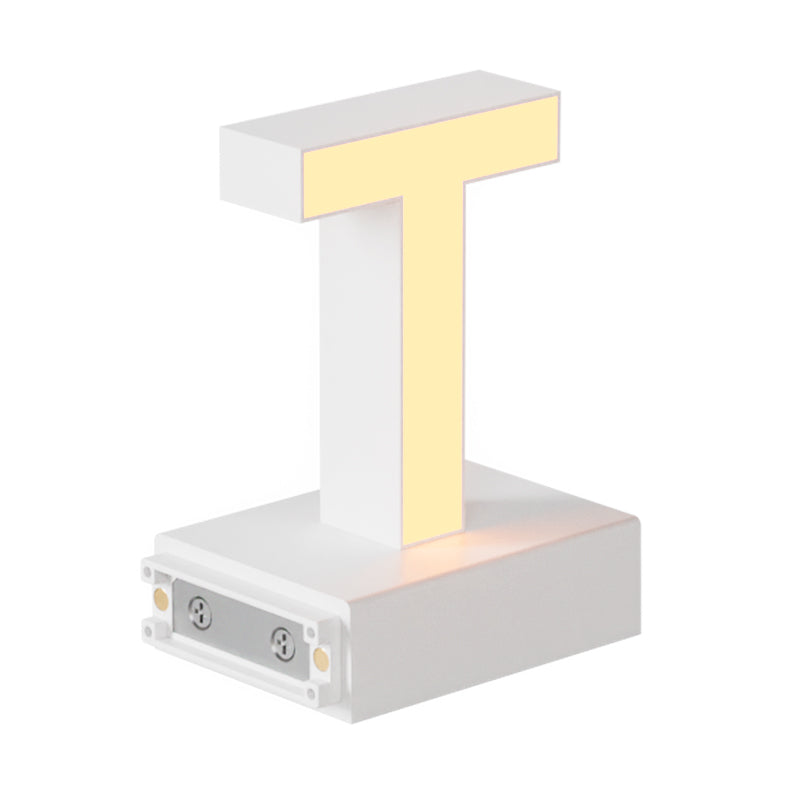 Magnetic LED Capital Letter, (T) H3.7" 3000K