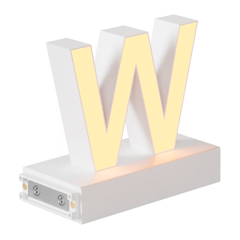 Magnetic LED Capital Letter, (W) H3.7" 3000K