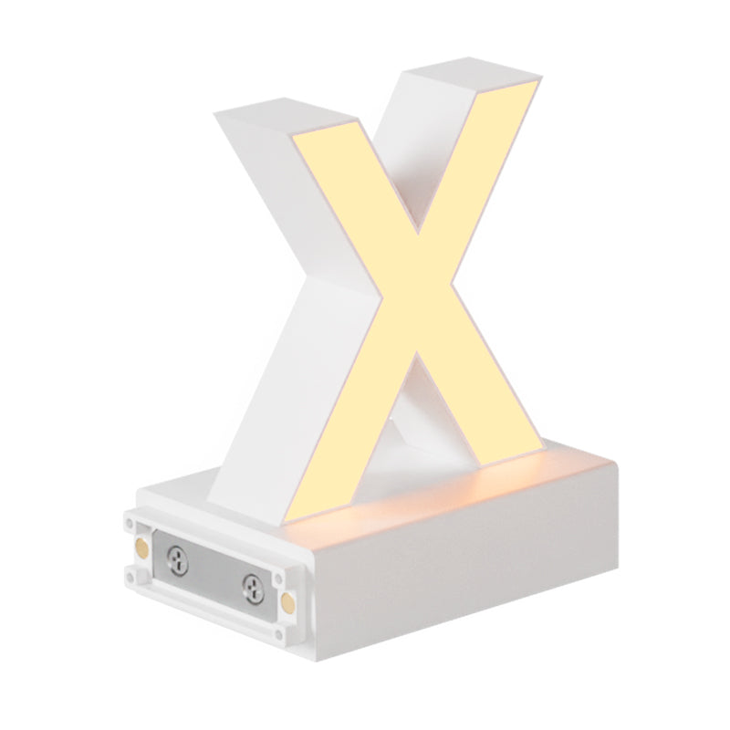 Magnetic LED Capital Letter, (X) H3.7" 3000K