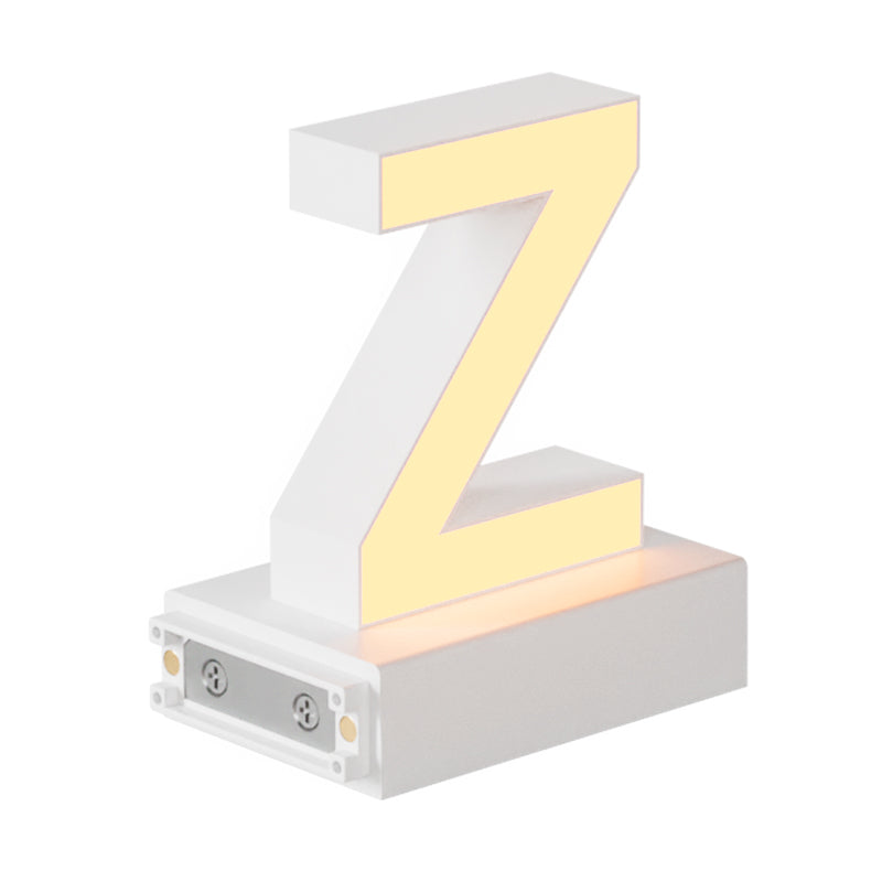 Magnetic LED Capital Letter, (Z) H3.7" 3000K