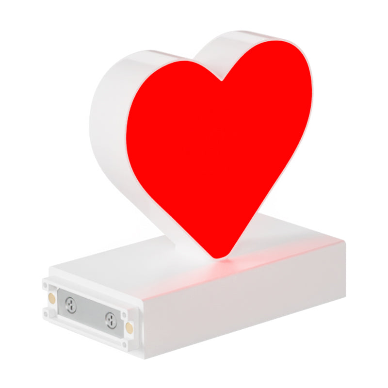 Magnetic LED Symbol (Heart) H3.7''
